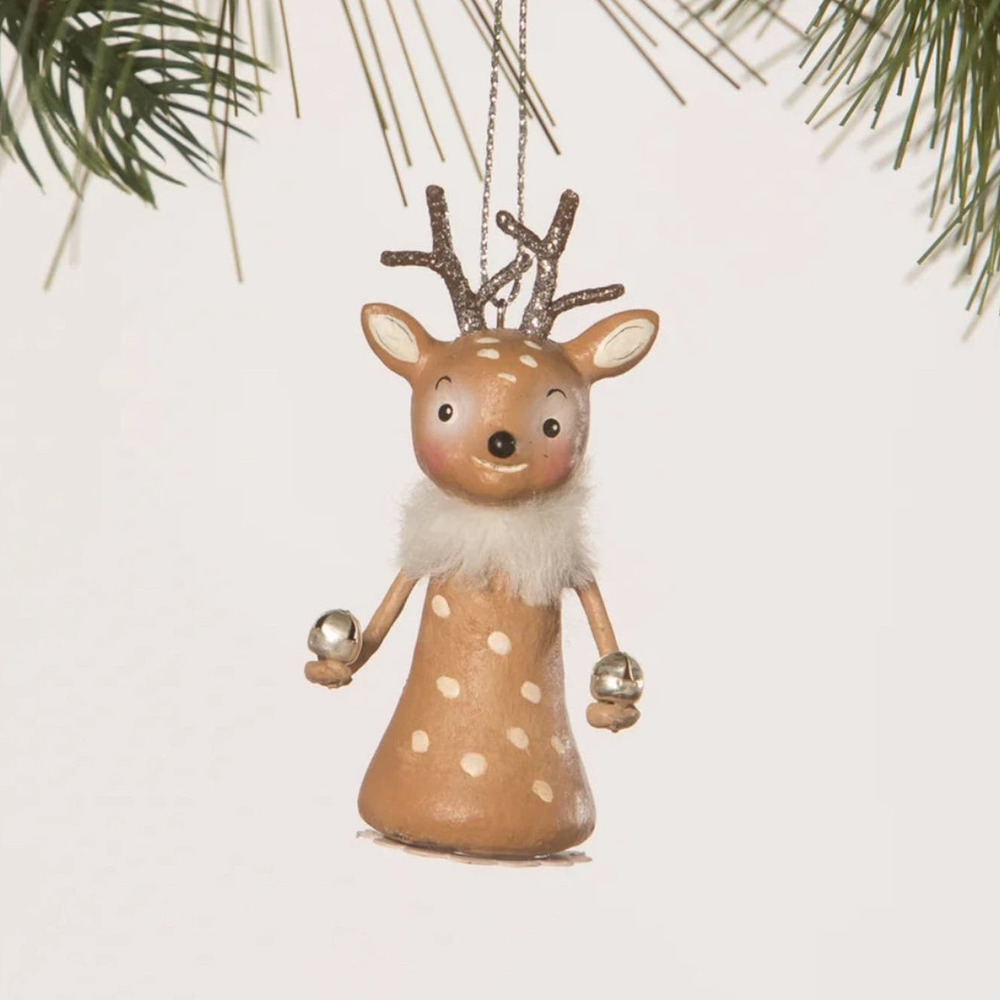 Bethany Lowe Michelle Lauritsen Little Reindeer Christmas Ornament New ML2097